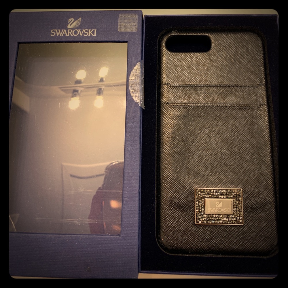 Swarovski iPhone 7/8 plus case w/ card holder